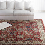 Lauren Ralph Lauren Ariel Rug, LRL1255 - RED / BEIGE