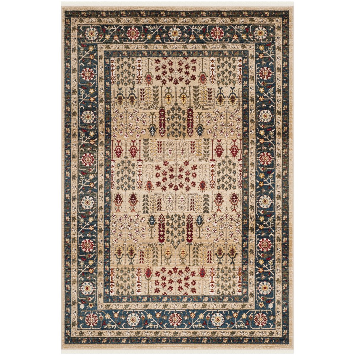 Lauren Ralph Lauren Margaux Rug, LRL1297 - Beige / Navy