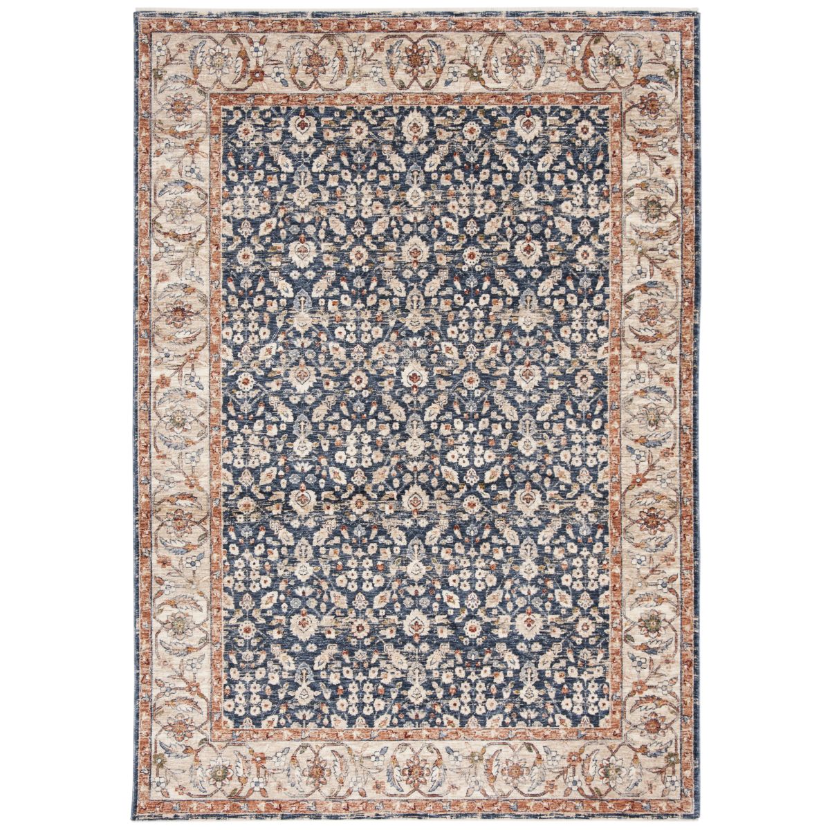 Lauren Ralph Lauren Helena Rug, LRL1345 - NAVY / BEIGE