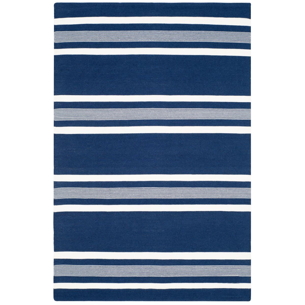 Lauren Ralph Lauren Hanover Stripe Rug, LRL2461 - NAVY