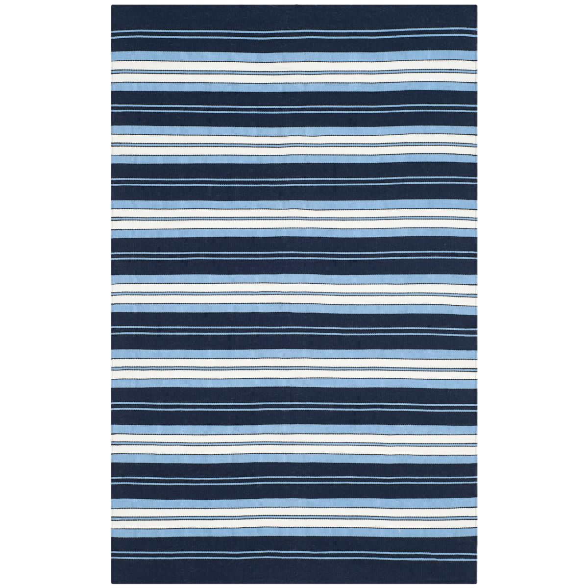 Lauren Ralph Lauren Leopold Stripe Rug, LRL2462 - NAVY