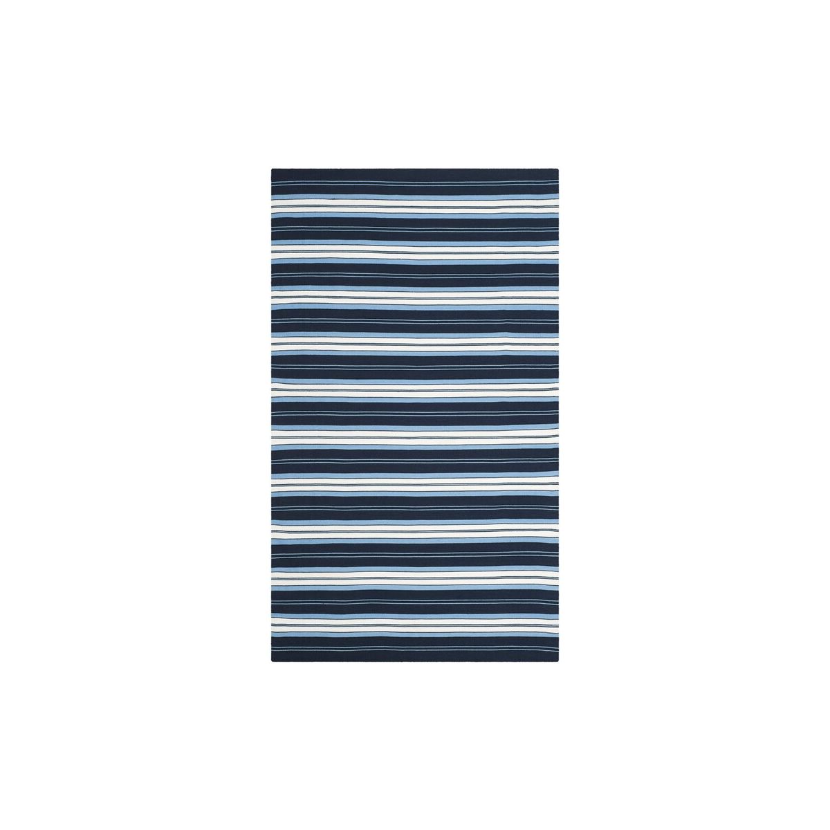 Lauren Ralph Lauren Leopold Stripe Rug, LRL2462 - NAVY