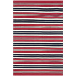 Lauren Ralph Lauren Leopold Stripe Rug, LRL2462 - RED