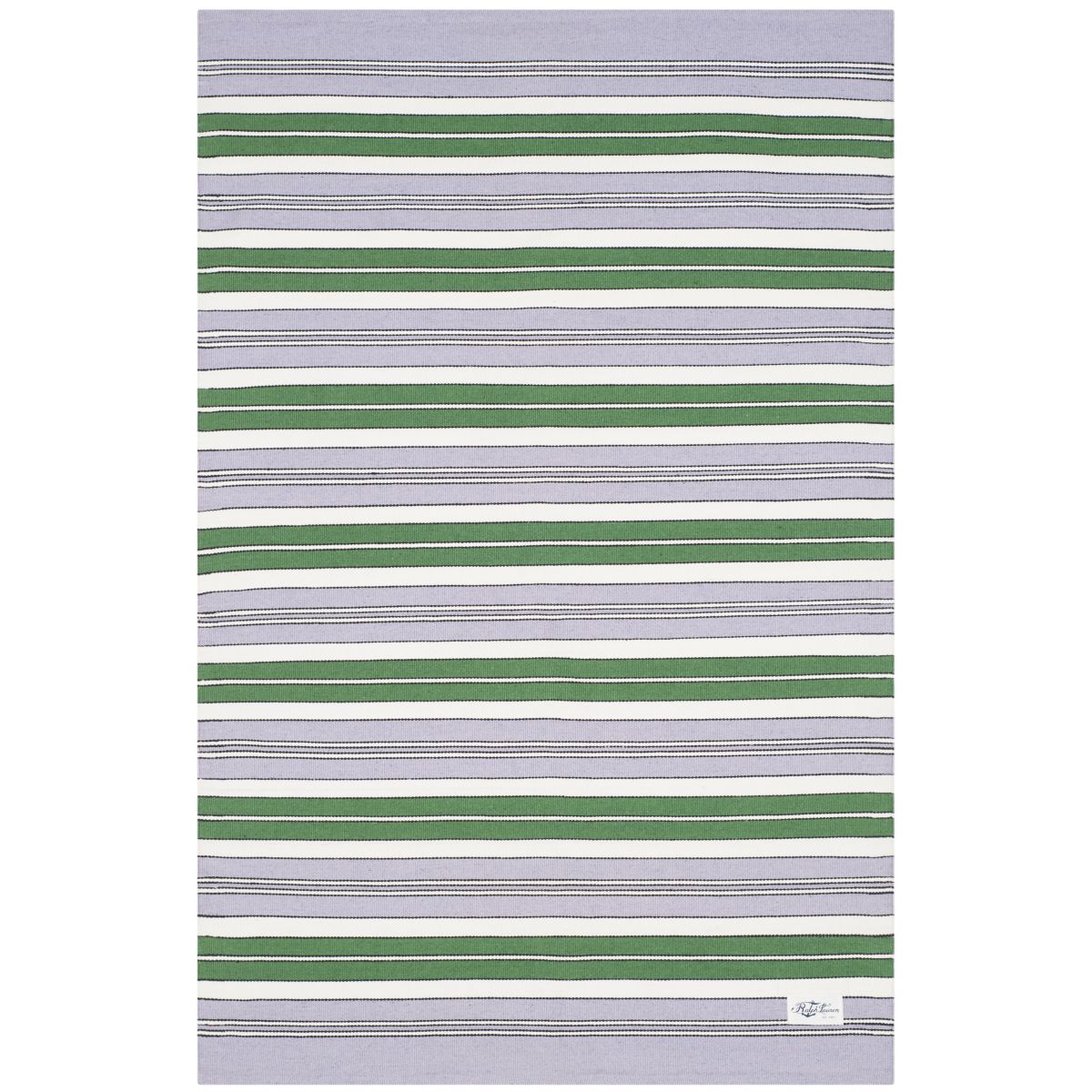 Lauren Ralph Lauren Leopold Stripe Rug, LRL2462 - LILAC