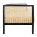 Safavieh Dune Rattan 3 Seater Sofa , LVS1500 - Black/Natural