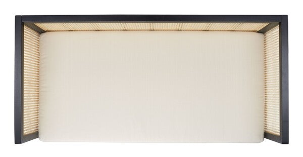 Safavieh Dune Rattan 3 Seater Sofa , LVS1500 - Black/Natural