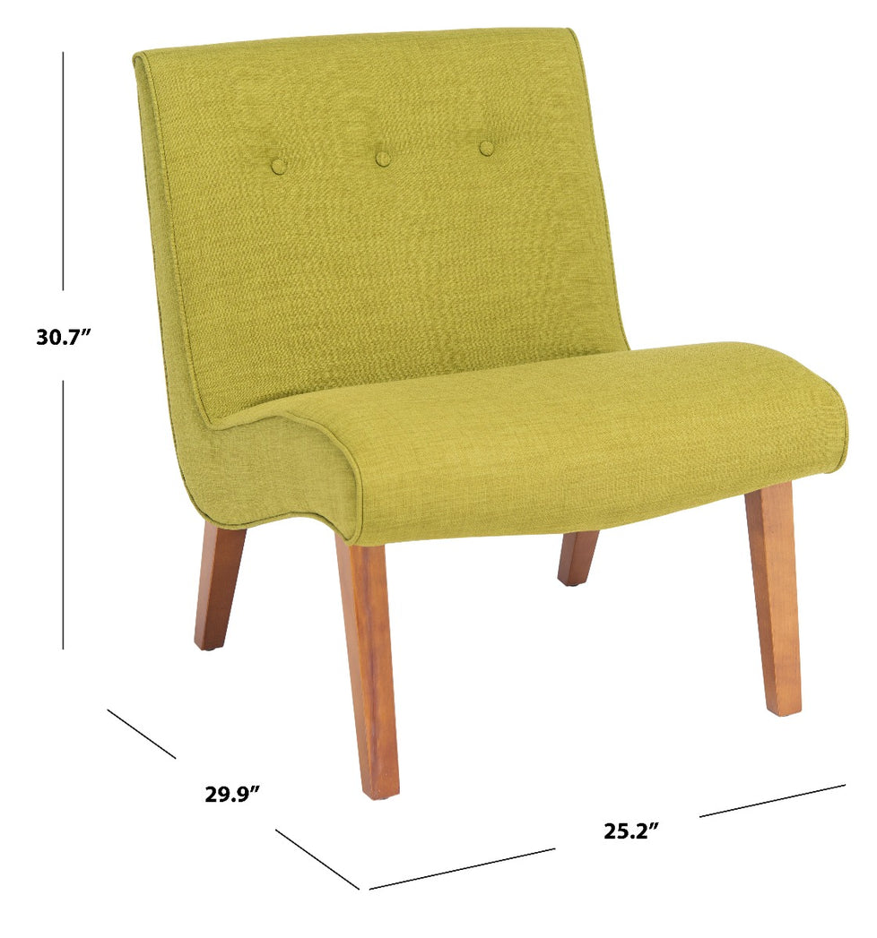 Safavieh Mandell Chair W/ Buttons , MCR4552 - Sweet Pea