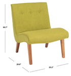 Safavieh Mandell Chair W/ Buttons , MCR4552 - Sweet Pea