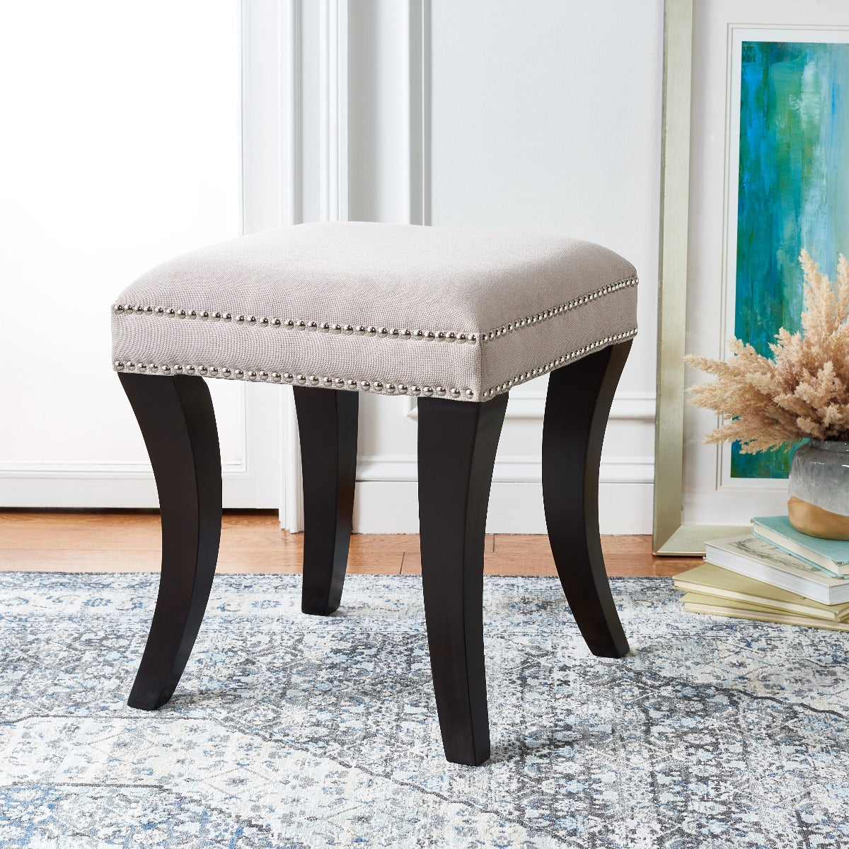 Safavieh Diva Tufted Ottoman , MCR4616 - Taupe