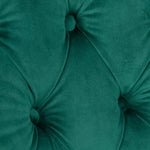 Safavieh Harlow 19''H  Tufted Ring Chair (Set Of 2)   Silver Nail Heads , MCR4716 - Emerald