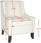 Safavieh Daniel Club Chair , MCR4733 - Off White