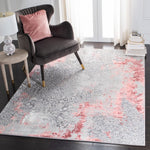 Safavieh Meadow 573 Rug, MDW573 - Light Grey / Pink