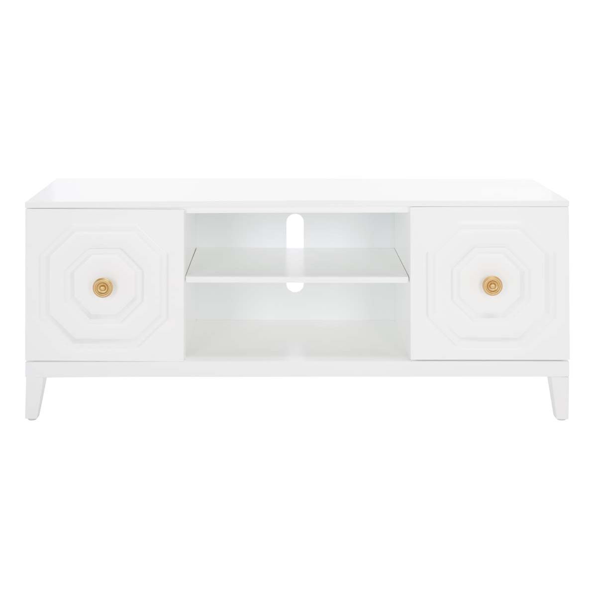 Safavieh Riya 2 Door 1 Shelf Media Stand , MED5006 - White