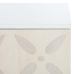 Safavieh Faye 2 Shelf Pattern Media Stand , MED5011 - White Washed