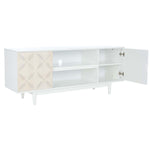 Safavieh Faye 2 Shelf Pattern Media Stand , MED5011 - White Washed