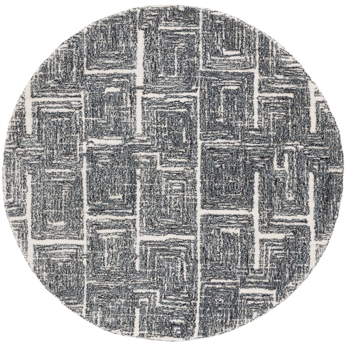 Safavieh Metro 177 Rug, MET177 - Black / Ivory