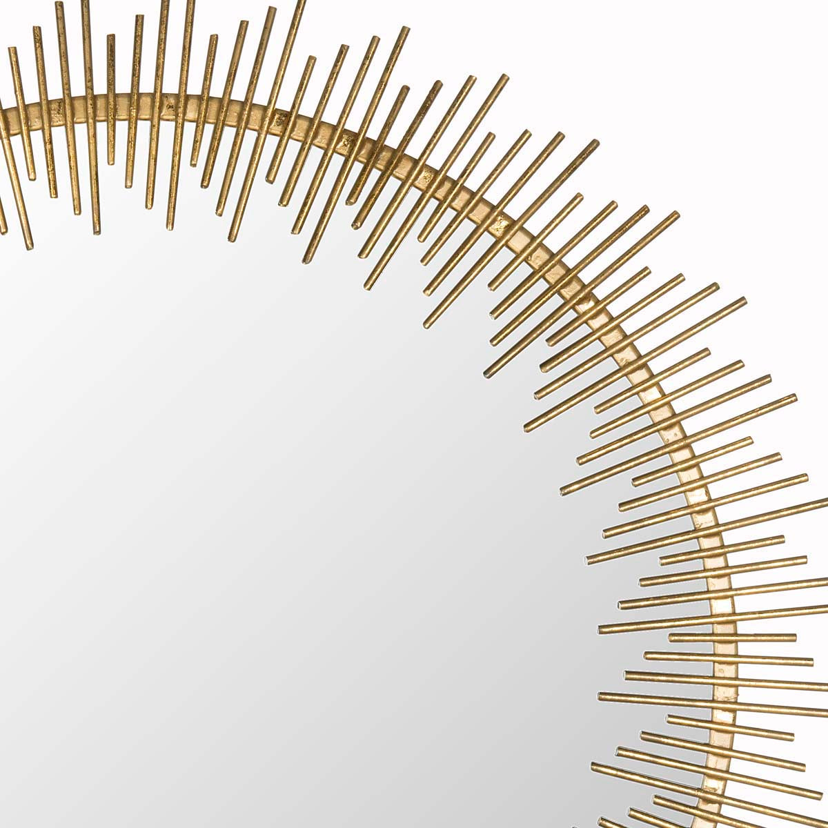 Safavieh Sunray Circle Mirror , MIR4022 - Antique Gold