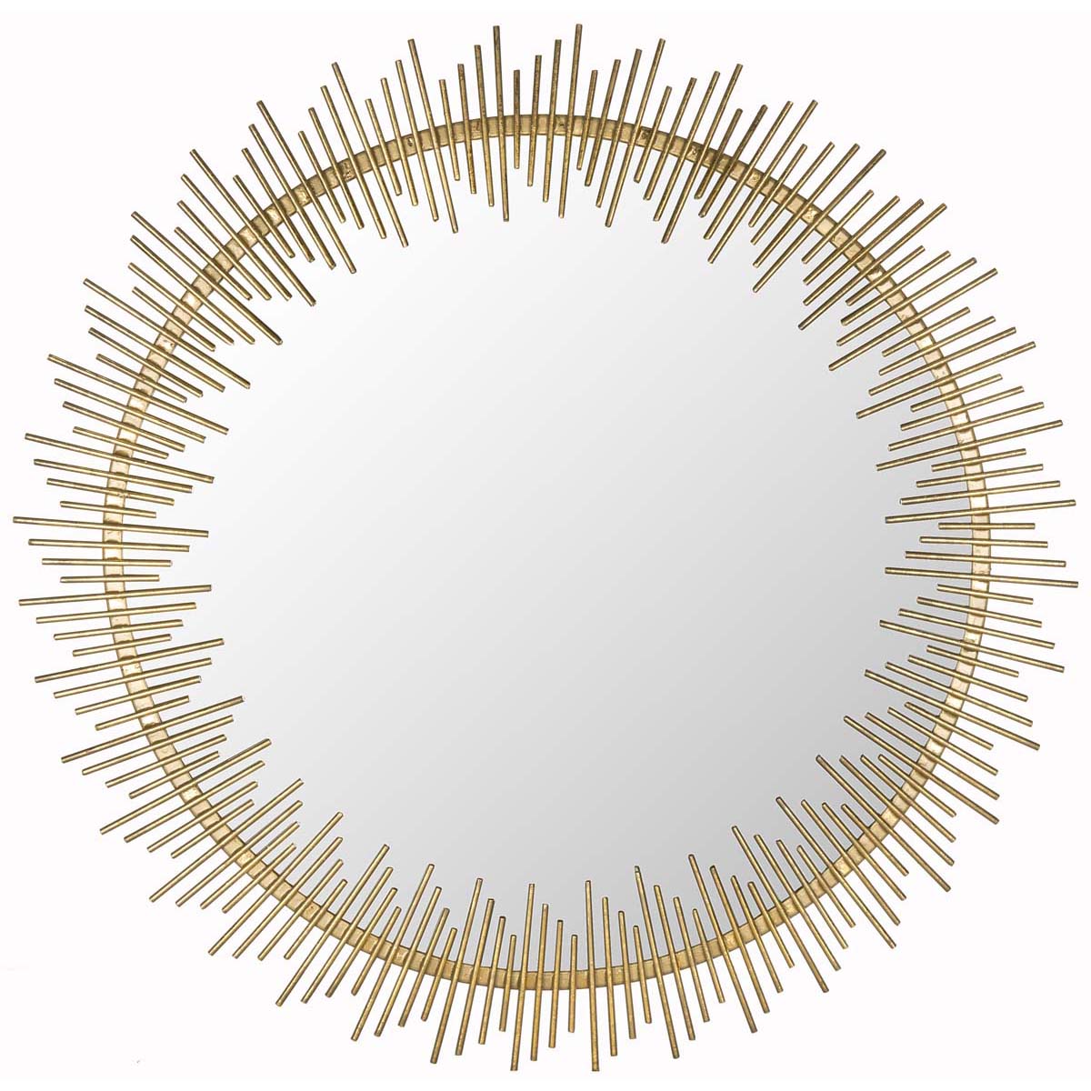 Safavieh Sunray Circle Mirror , MIR4022 - Antique Gold