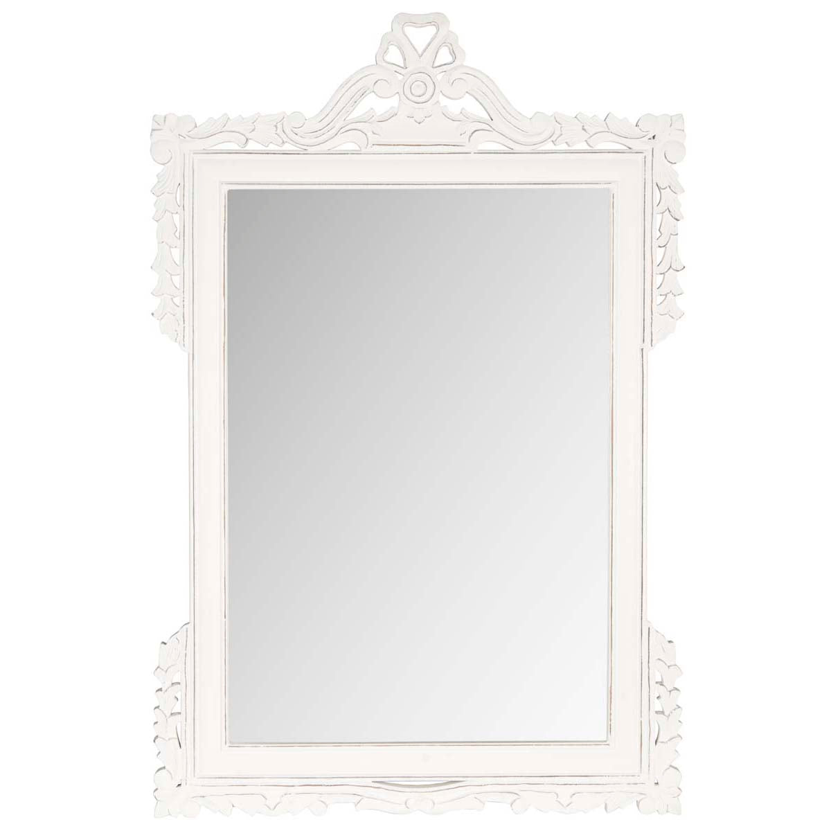 Safavieh Pedimint Mirror , MIR5004 - Antique White
