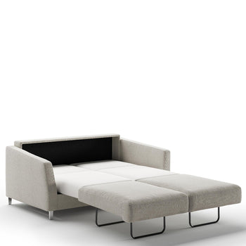 Luonto Furniture Monika Full XL Loveseat Sleeper - Fun 496 -234/9 Chrome