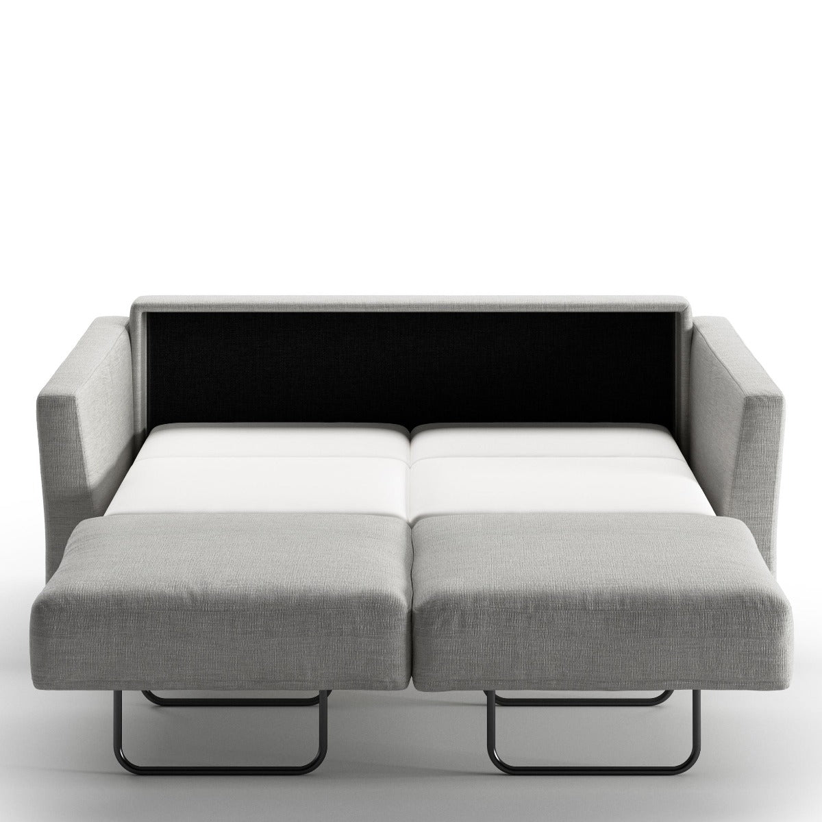 Luonto Furniture Monika Full XL Loveseat Sleeper - Oliver 173 -234/9 Chrome