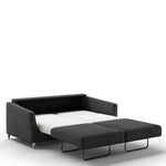 Luonto Furniture Monika Full XL Loveseat Sleeper - Loule 630 -234/9 Chrome