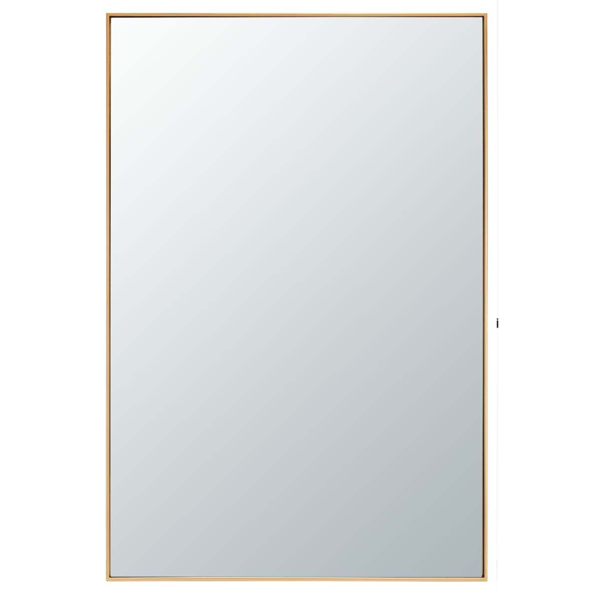 Safavieh Harlon Mirror , MRR2011 - Brass