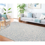 Martha Stewart 3513 Rug, MSR3513 - Blue / Ivory 9' x 12'