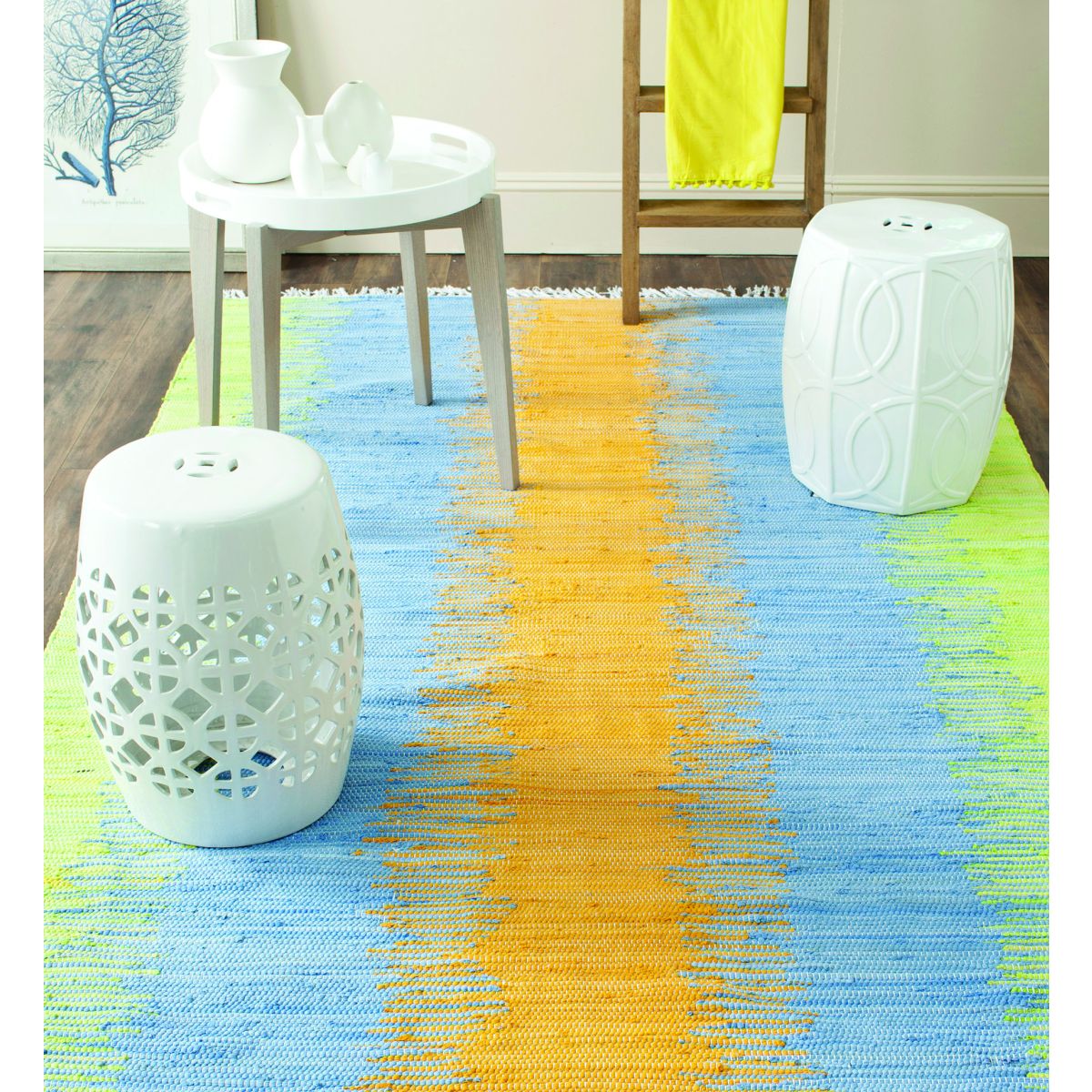 Safavieh Montauk 710 Rug, MTK710 - Green / Gold