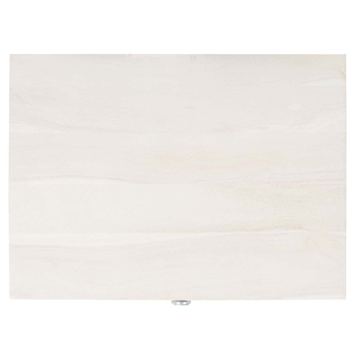 Safavieh Raveena Nightstand , NST9002 - White Washed / Silver