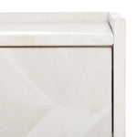 Safavieh Tahseen Parquet Nightstand , NST9004 - White Washed / Silver