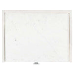 Safavieh Tahseen Parquet Nightstand , NST9004 - White Washed / Silver