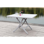 Safavieh Samana Sqaure Folding Table, PAT2002 - Grey