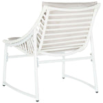 Safavieh Berkane 4 Pc Outdoor Set , PAT2009 - White/Grey