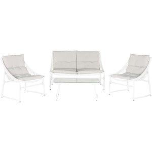 Safavieh Berkane 4 Pc Outdoor Set , PAT2009