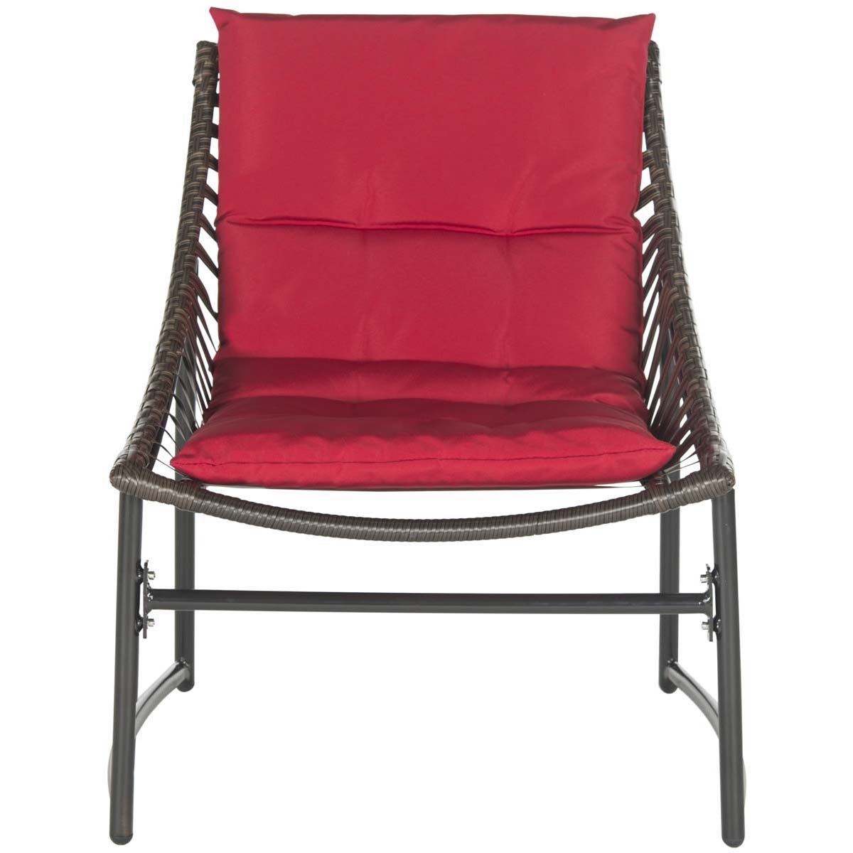 Safavieh Berkane 4 Pc Outdoor Set , PAT2009 - Brown/Red