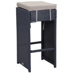 Safavieh Sanders Outdoor Bar Set , PAT2502 - Titanium/Sand