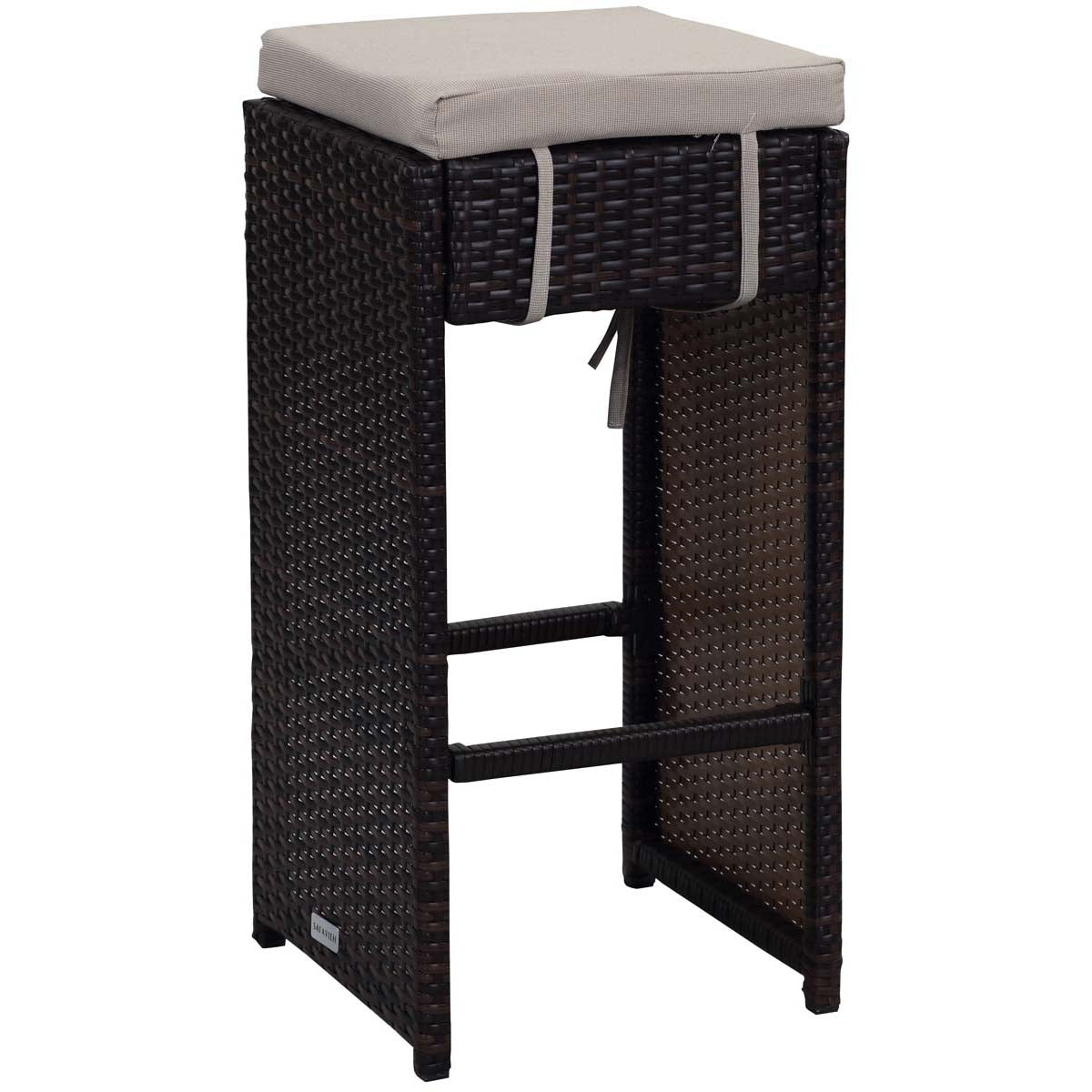 Safavieh Sanders Outdoor Bar Set , PAT2502 - Brown/Sand