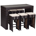 Safavieh Sanders Outdoor Bar Set , PAT2502 - Brown/Sand