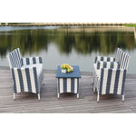 Safavieh Figueroa 4 Pc Outdoor Set , PAT2508 - Navy/White