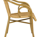 Safavieh Dagny  Arm Chair , PAT4000 - Natural/Light Brown (Set of 2)