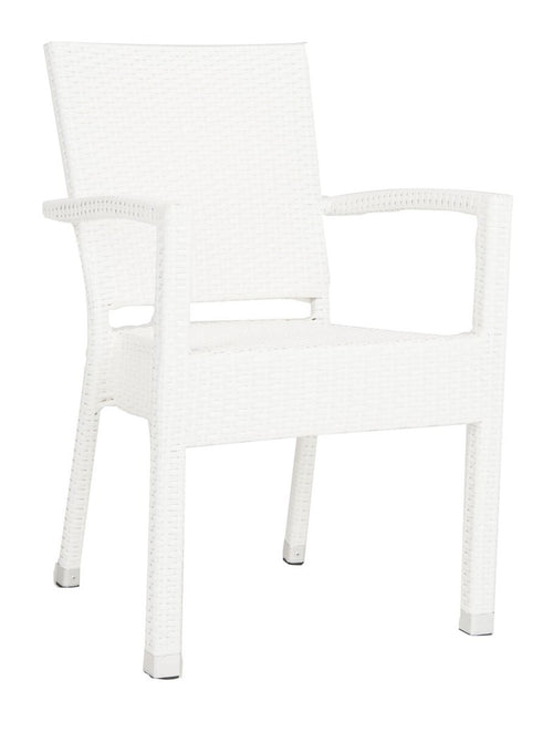 Safavieh Kelda Stacking Arm Chair , PAT4004 - White (Set of 2)