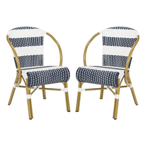 Safavieh Sarita Striped French Bistro  Side Chair (Set of 2), PAT4009