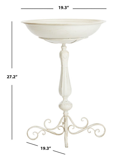 Safavieh Orian Bird Bath , PAT5023 - Pearl White
