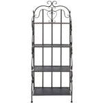 Safavieh Tyrique 4 Tier Shelf Unit , PAT5033 - Antique Black