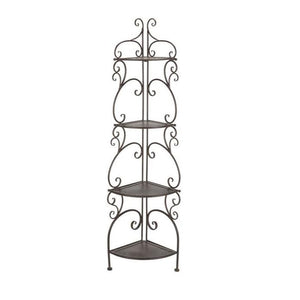 Safavieh Turuca 4 Tier Corner Shelf Unit, PAT5034