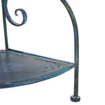 Safavieh Turuca 4 Tier Corner Shelf Unit , PAT5034 - Mossy Blue