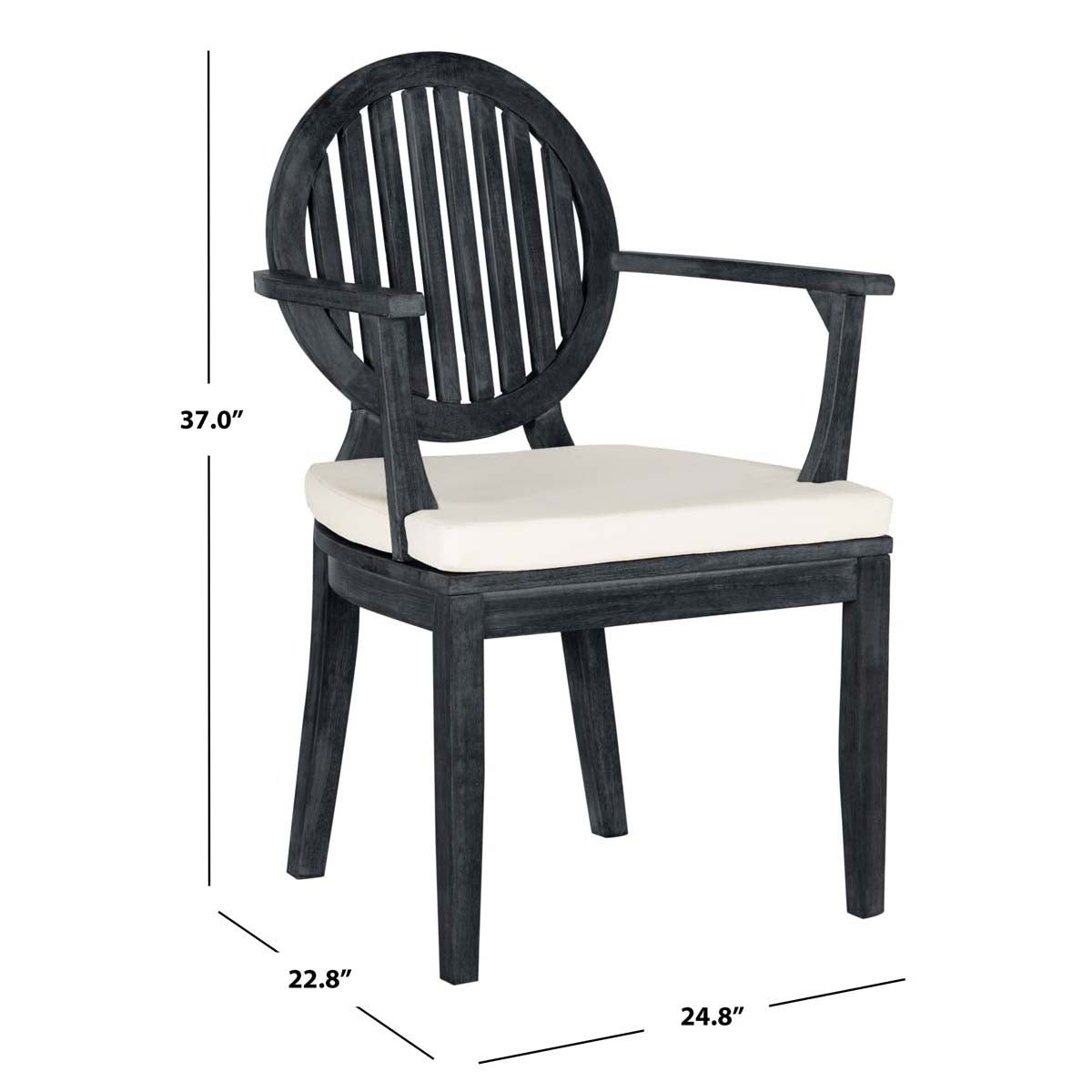 Safavieh Chino 5Pc Dining Set , PAT6706 - Dark Slate Grey