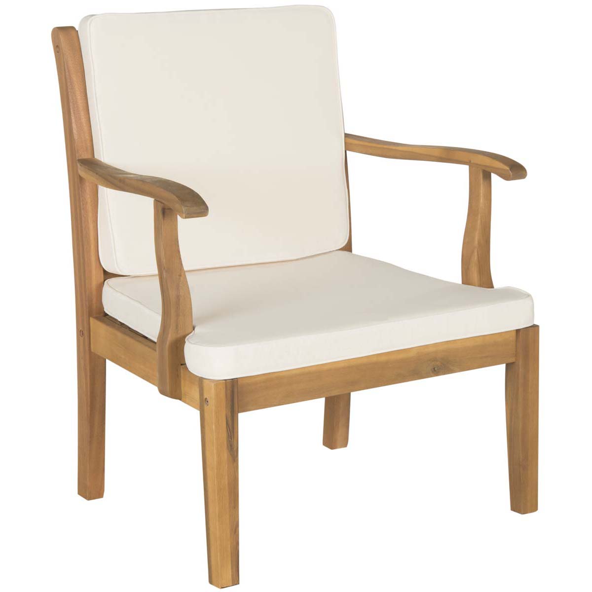 Safavieh Bradbury 4Pc Outdoor Living Set , PAT6710 - Natural/Beige