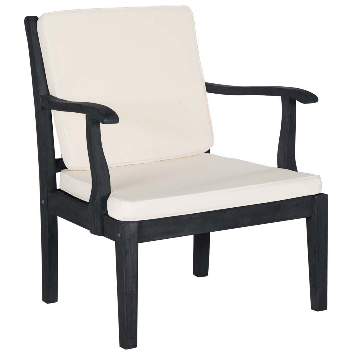 Safavieh Bradbury 4Pc Outdoor Living Set , PAT6710 - Dark Slate Grey